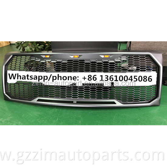 ABS Plastic Front Grille Middle Grille Used For F150 2009 - 2014